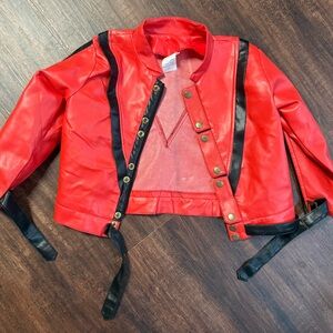 Red and Black Snap Jacket